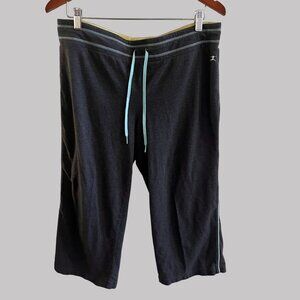 Danskin Womens 12-14 Large Gray‎ Athletic Pullon Drawstring Pants